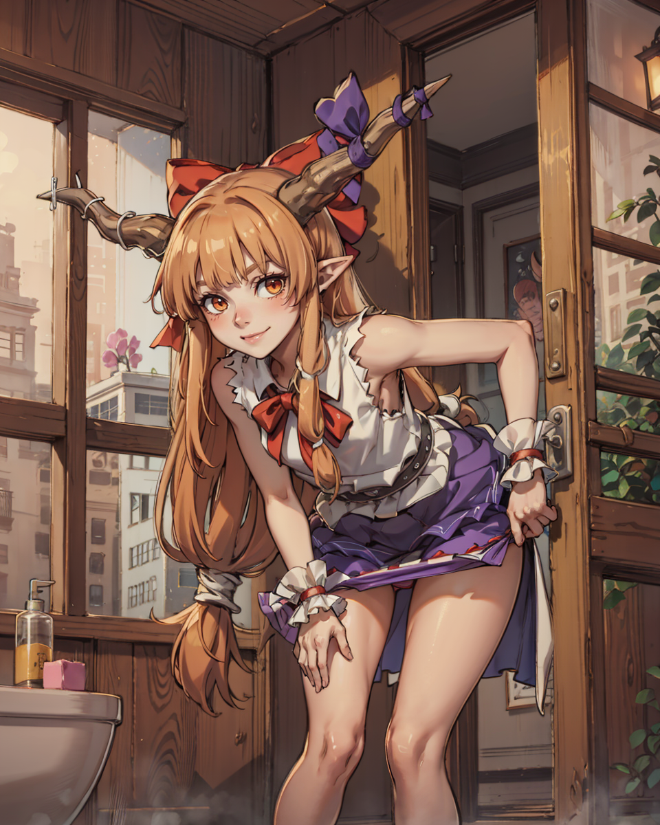 04194-2353927053-masterpiece, best quality, _lora_suika_1_,indoors,bathroom,1girl, solo, underwear, panties, ibuki suika, long hair, horns, panty.png